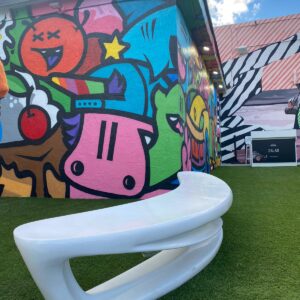Volute bench White