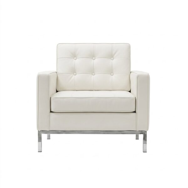 Flow armchair - White