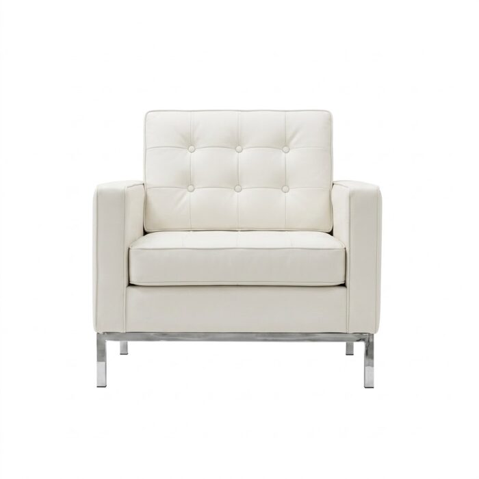 Flow armchair - White
