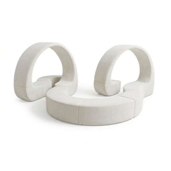 Loop seating set - White