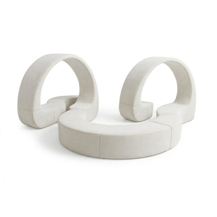 Loop seating set - White