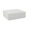Koo square ottoman - White