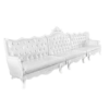 Royal banquette sofa - White