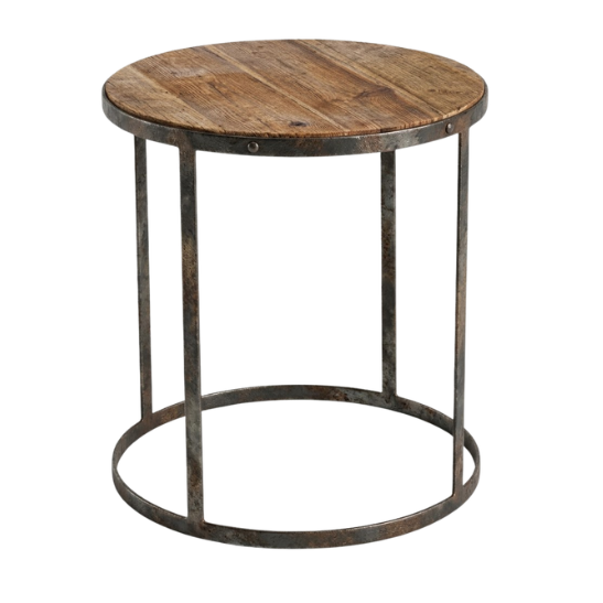 Roba side table - Steel and wood