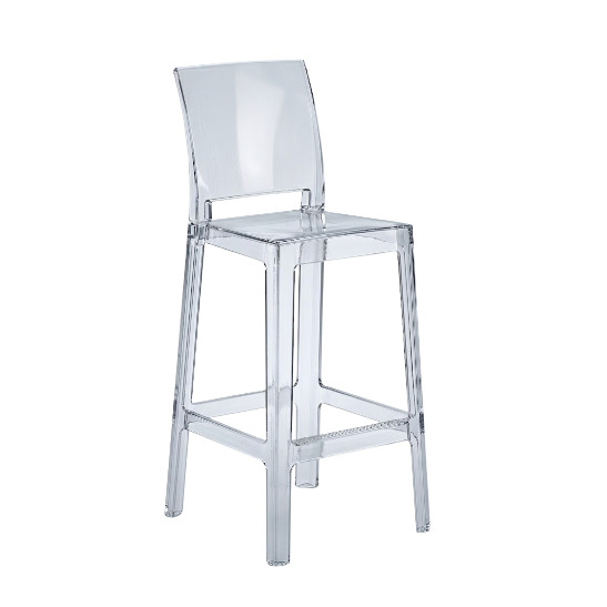 Air bar stool - Clear