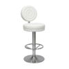 Scoobidoo bar stool - Silver and white