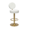 Scoobidoo bar stool - Gold and white