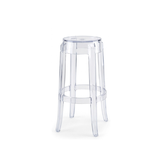 Charles bar stool - Clear