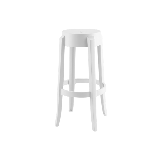 Charles bar stool - White