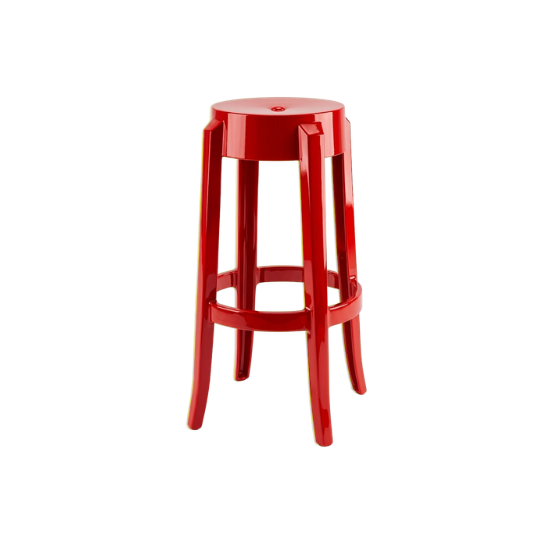 Charles bar stool - Red