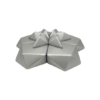 Snow flake modular lounge - Matte silver