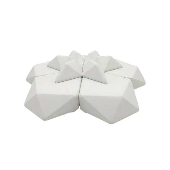 Snow flake modular lounge - White