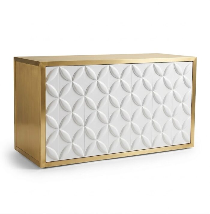 Lotus bar - White and gold