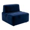 Koo accent chair - Navy blue