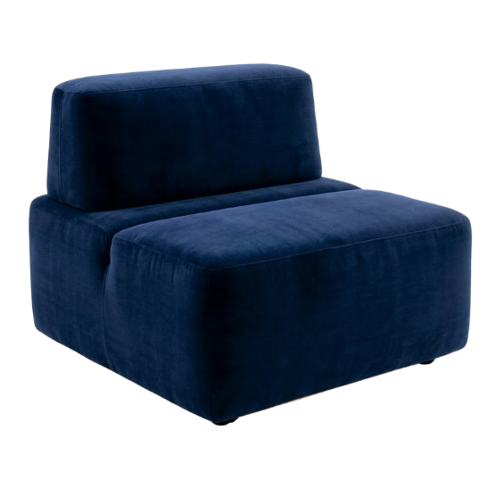 Koo accent chair - Navy blue