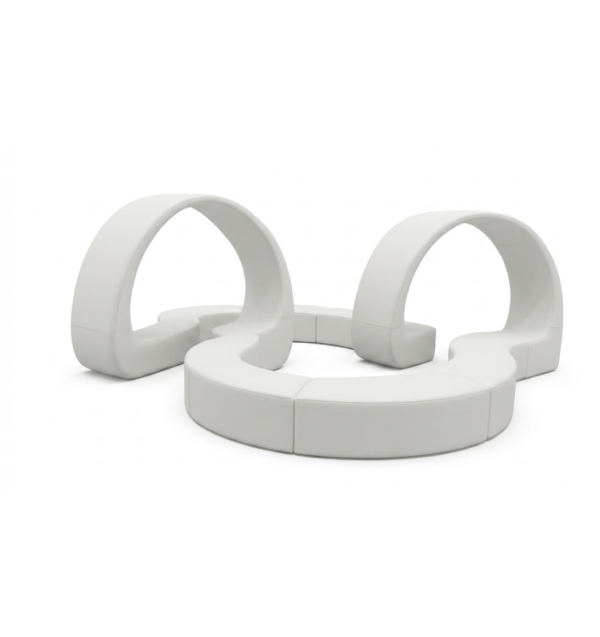 Loop seating set - White