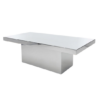 Mirage dining table - Silver