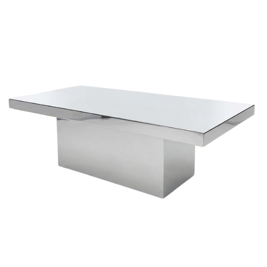 Mirage dining table - Silver
