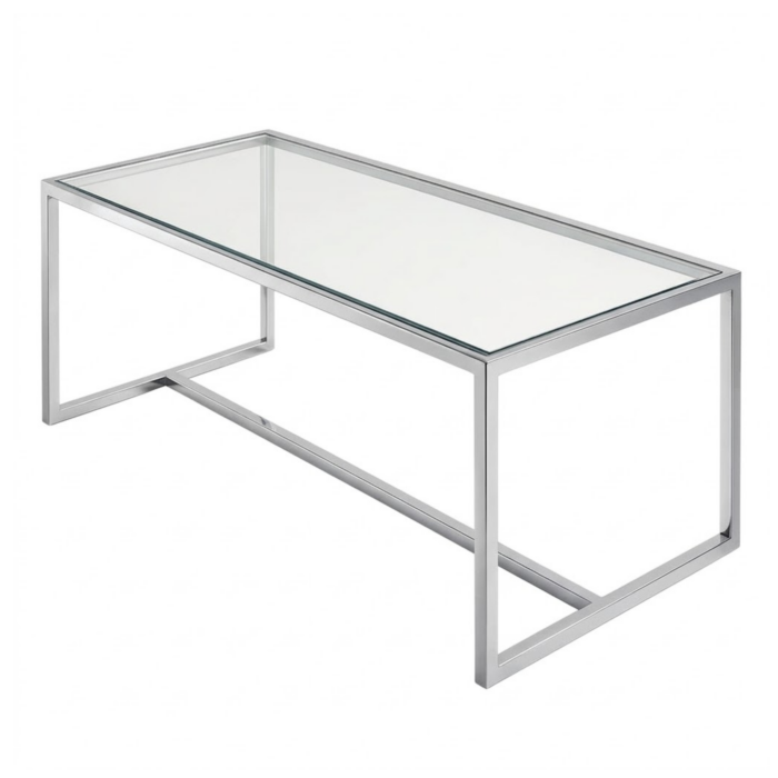 Soho dining table - Silver