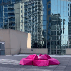 snow flake magenta