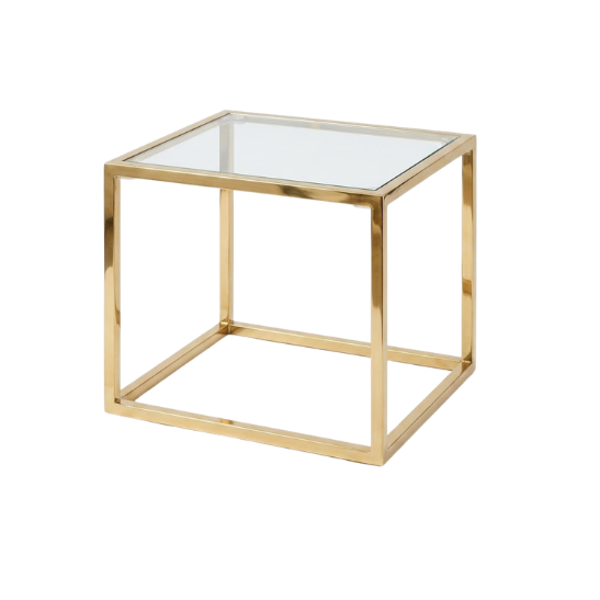 Buck side table gold Buck side table gold rental
