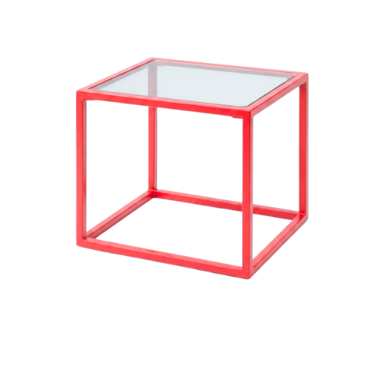 Buck side table red Buck side table red rental