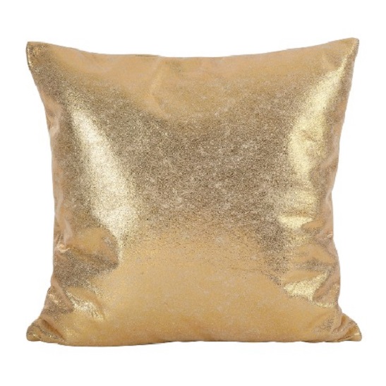 pillow gold metallic