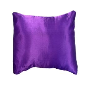 pillow purple silk