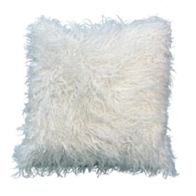 pillow white fuzzy