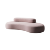 Peacock sofa - Light pink