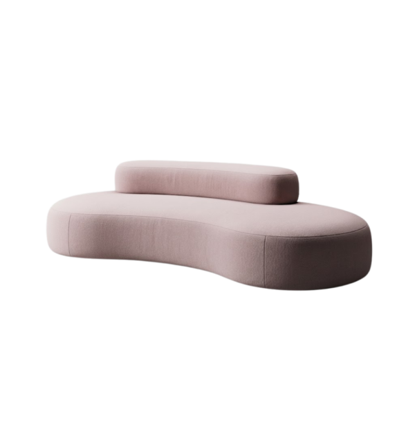 Peacock sofa - Light pink