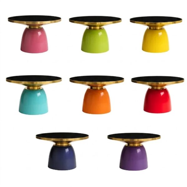 Bonbon coffee table - Black and white