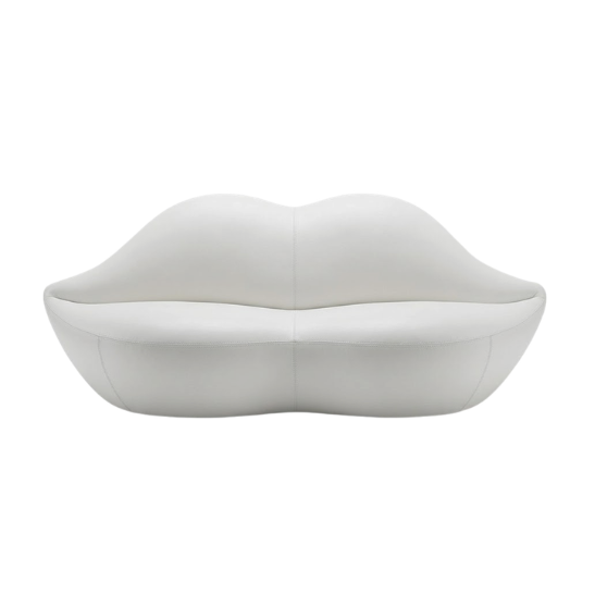 Muah lips sofa - White