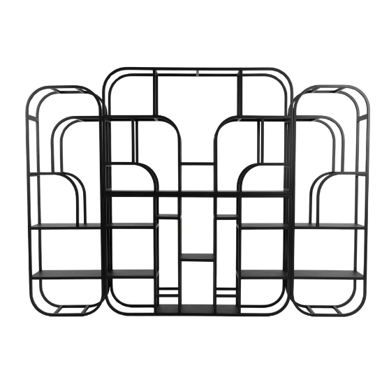 Paco back bar shelves - Black