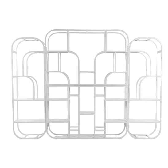 Paco back bar shelves - White