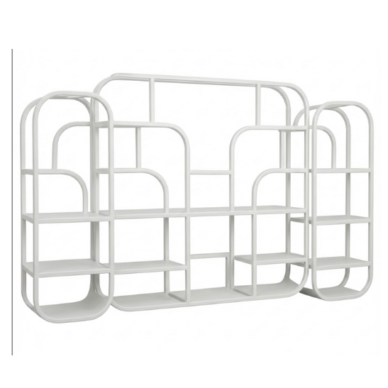 Paco back bar shelves - White