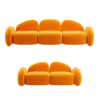 Baloo sofa - Orange