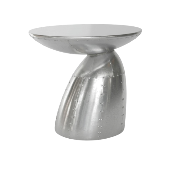 Aviator lens coffee table - Aluminum