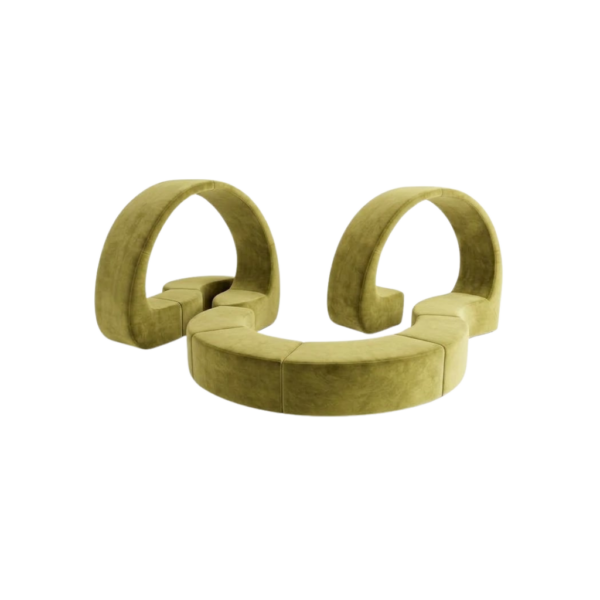 Loop seating set - Lime green