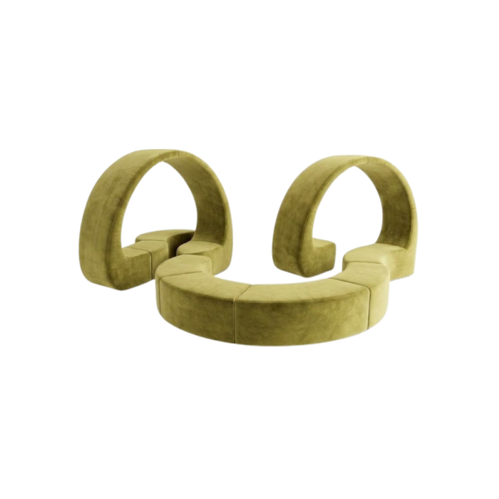 Loop seating set - Lime green
