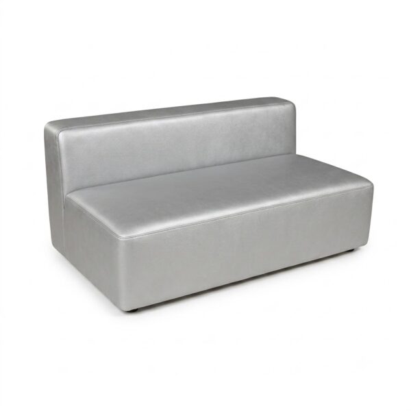 BO love seat - Silver