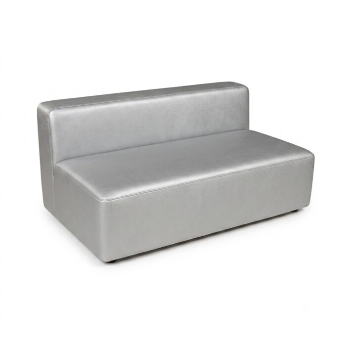 BO love seat - Silver
