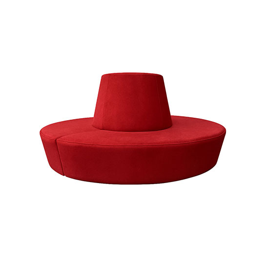 Spacio Ottoman Red