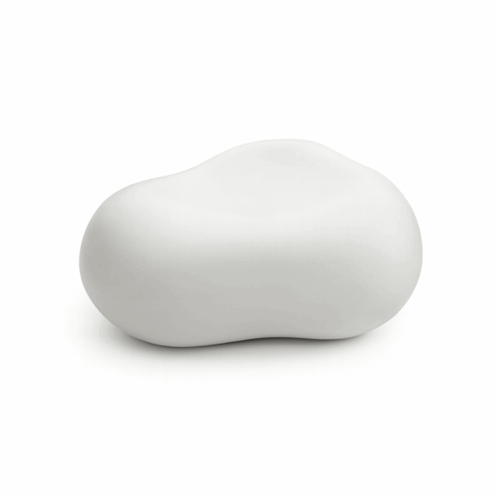 Pebble stool White