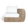 Java corner armchair - Natural plastic rattan
