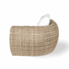 Java corner armchair - Natural plastic rattan