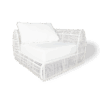 Java corner armchair - White