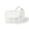 Java corner armchair - White