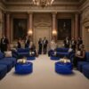 Moshi coffee table - Navy blue