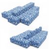 Union square modular lounge Azulejos - White & blue